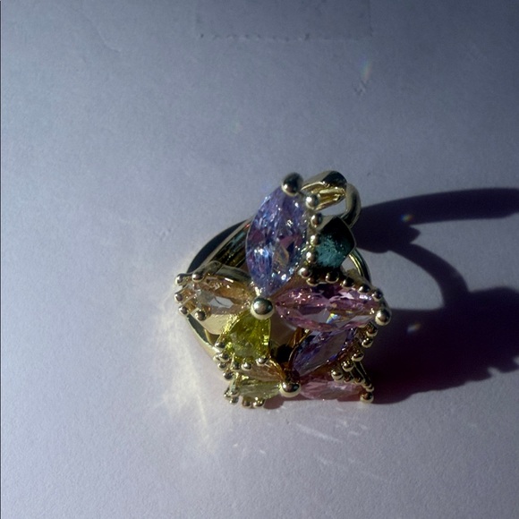 Pretty Bird Butterfly Gemstone Rings - Picture 4 of 8